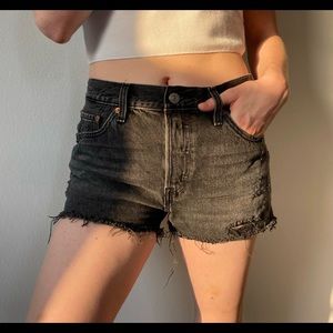 Levi 501 Denim Shorts in Fun Night